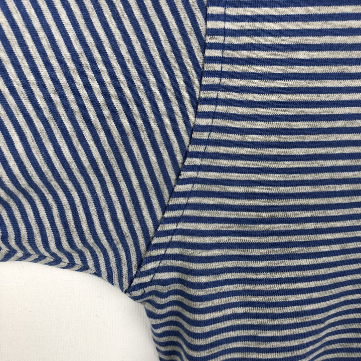 90'S Tommy Hilfiger JEANS Short-Sleeve Striped T-Shirt, Men's Size XL (Equivalent), Vintage cotton blue type Vintage Second Hand