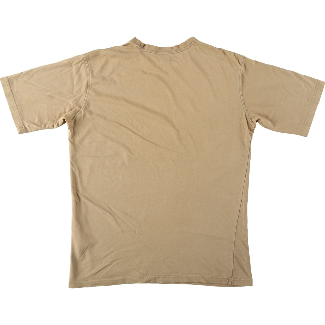 Carhartt Short-Sleeve T-Shirt, Men's Size S cotton Beige type Vintage Second Hand