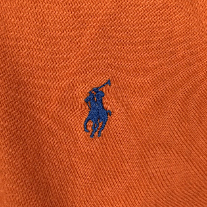 Ralph Lauren POLO by Ralph Lauren short sleeve one point logo T-shirt men's L size cotton orange type Vintage Second Hand