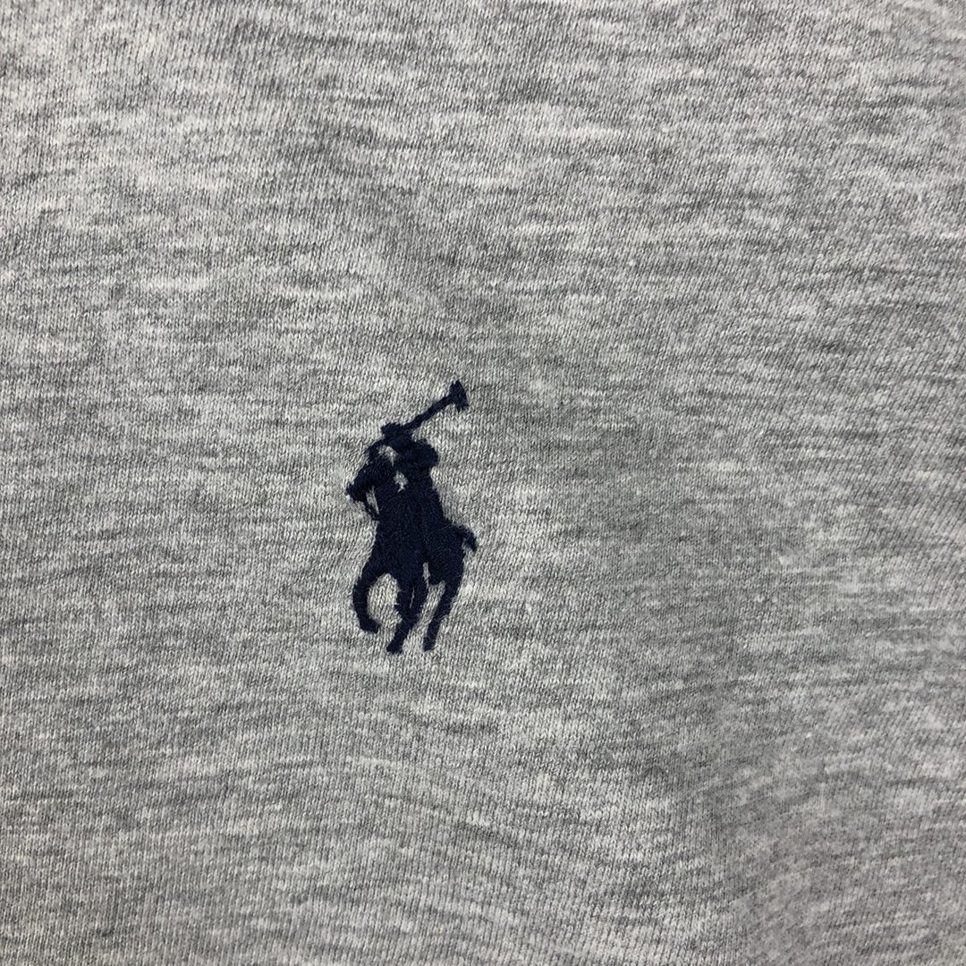 Ralph Lauren POLO by Ralph Lauren short sleeve one point logo T-shirt men's L size cotton gray type Vintage Second Hand