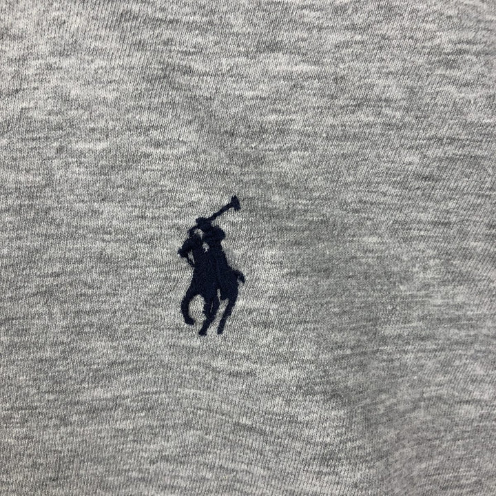 Ralph Lauren POLO by Ralph Lauren short sleeve one point logo T-shirt men's L size cotton gray type Vintage Second Hand