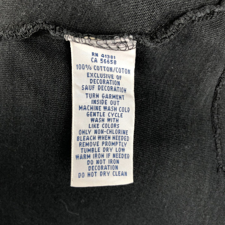 Ralph Lauren POLO RALPH LAUREN CUSTOM FIT Short-Sleeve Logo T-Shirt, Men's Size XL (approx.) cotton black type Vintage Second Hand
