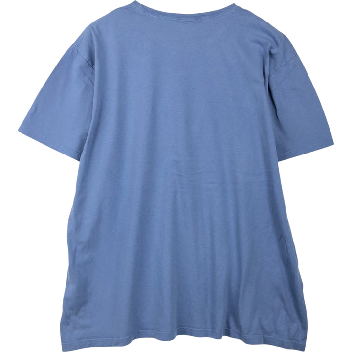Ralph Lauren POLO by Ralph Lauren short-sleeved one-point logo T-shirt, men's size XXL cotton Blue type light blue Vintage Second Hand