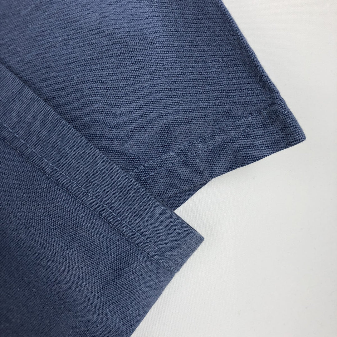 Ralph Lauren POLO by Ralph Lauren short-sleeved one-point logo T-shirt, men's size XXL cotton Blue type light blue Vintage Second Hand