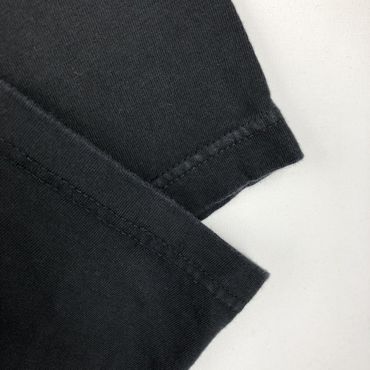 Eddie Bauer Short-Sleeve T-Shirt, Made in USA, Men's Size L (approx.) cotton black type Vintage Second Hand