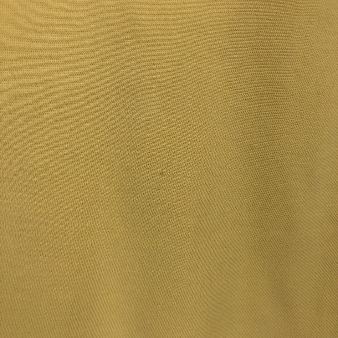 Ralph Lauren POLO by Ralph Lauren Short-Sleeve T-Shirt with One-Point Logo, Men's Size XL (approx.) cotton yellow type Vintage Second Hand