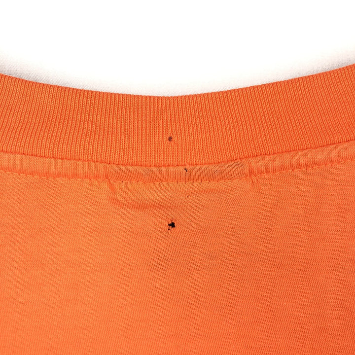Ralph Lauren POLO by Ralph Lauren Short-Sleeve T-Shirt with One-Point Logo Pocket, Men's Size XL (approx.) cotton orange type Vintage Second Hand