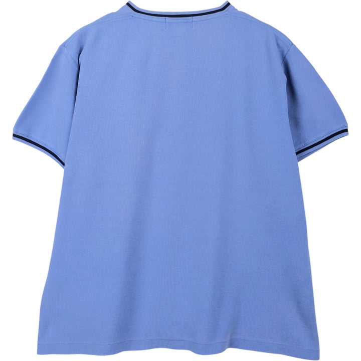 Ralph Lauren POLO by Ralph Lauren short sleeve one point logo T-shirt men's L size cotton Blue type light blue Vintage Second Hand