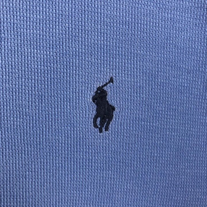 Ralph Lauren POLO by Ralph Lauren short sleeve one point logo T-shirt men's L size cotton Blue type light blue Vintage Second Hand