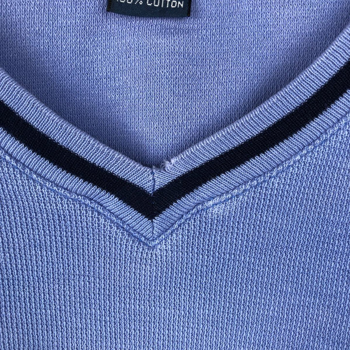 Ralph Lauren POLO by Ralph Lauren short sleeve one point logo T-shirt men's L size cotton Blue type light blue Vintage Second Hand