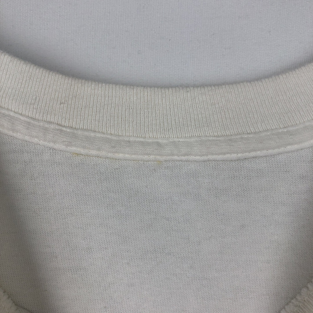 Dockers Short-Sleeve Printed T-Shirt, Men's Size XL (approx.) unclear white type Vintage Second Hand