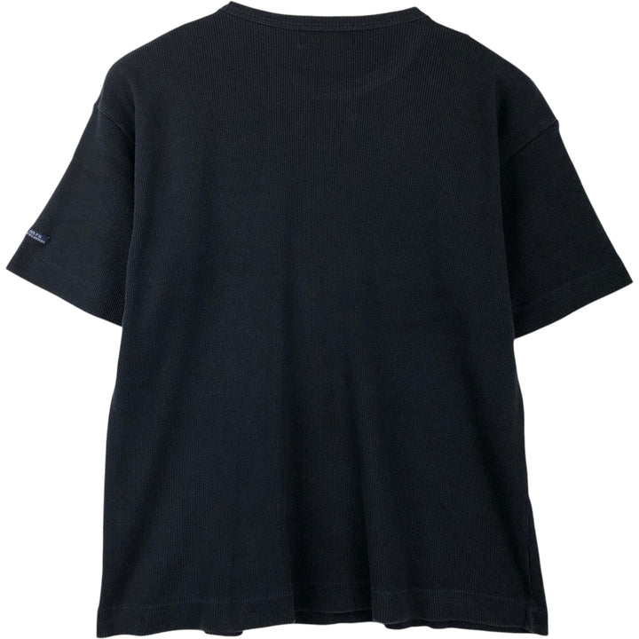 Ralph Lauren CHAPS short-sleeved T-shirt, made in Canada, men's size L equivalent. cotton black type Vintage Second Hand