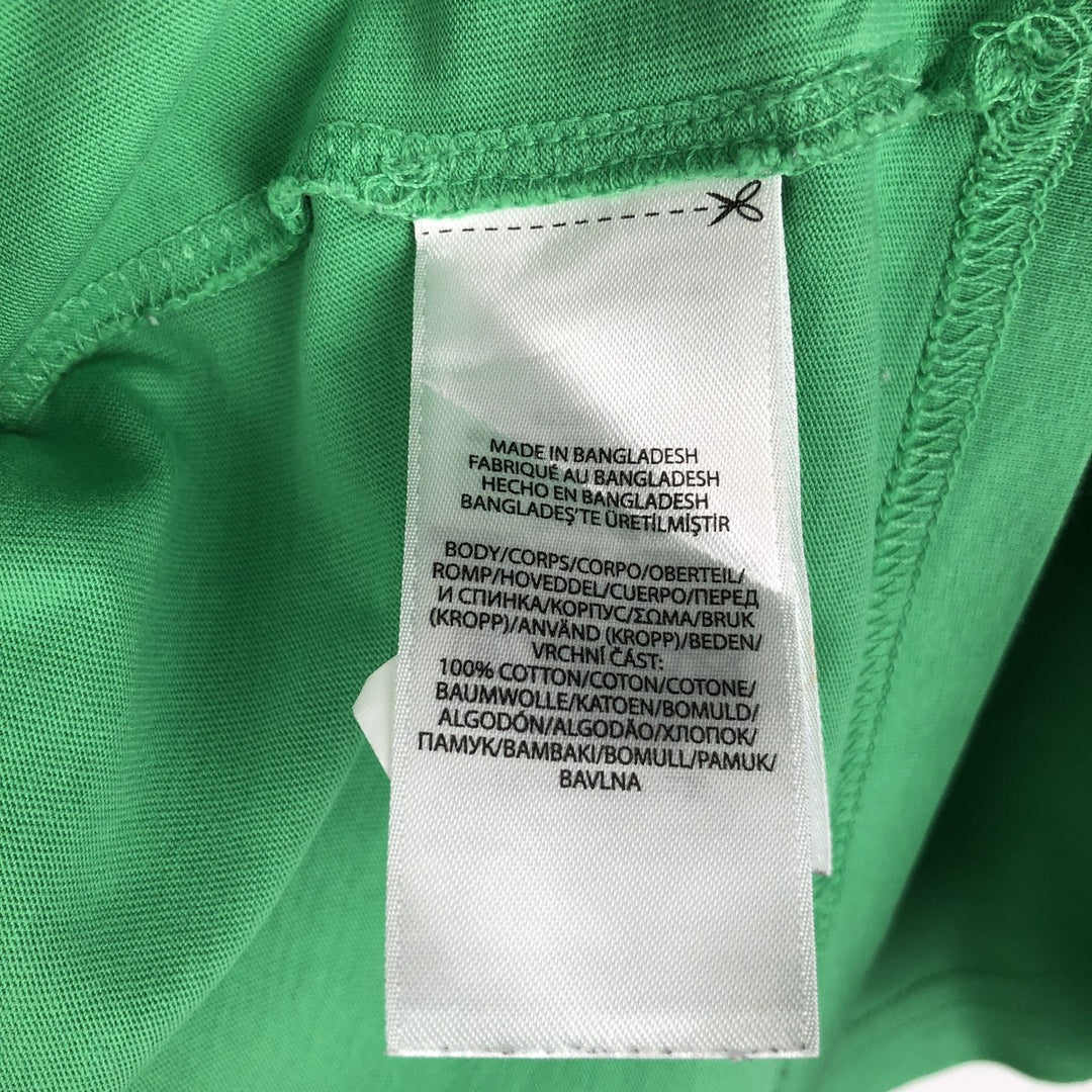Ralph Lauren POLO RALPH LAUREN Polo Bear Short-Sleeve Printed T-Shirt, Men's Size XL (approx.) cotton green type Vintage Second Hand