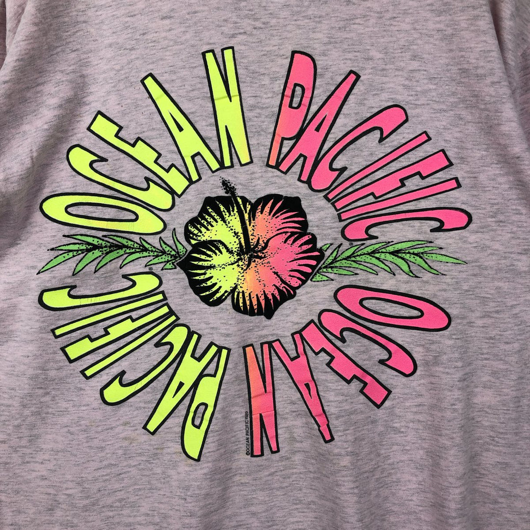 80'S Ocean Pacific surf/skate t-shirt, men's size XL equivalent, vintage. unclear pink type Vintage Second Hand