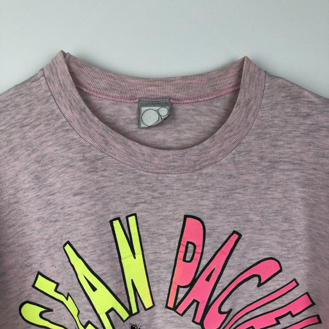 80'S Ocean Pacific surf/skate t-shirt, men's size XL equivalent, vintage. unclear pink type Vintage Second Hand