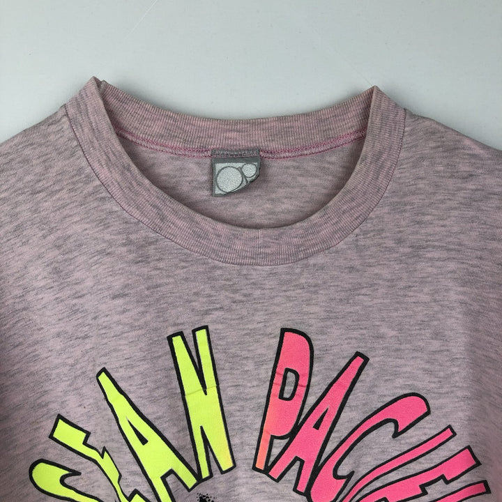 80'S Ocean Pacific surf/skate t-shirt, men's size XL equivalent, vintage. unclear pink type Vintage Second Hand
