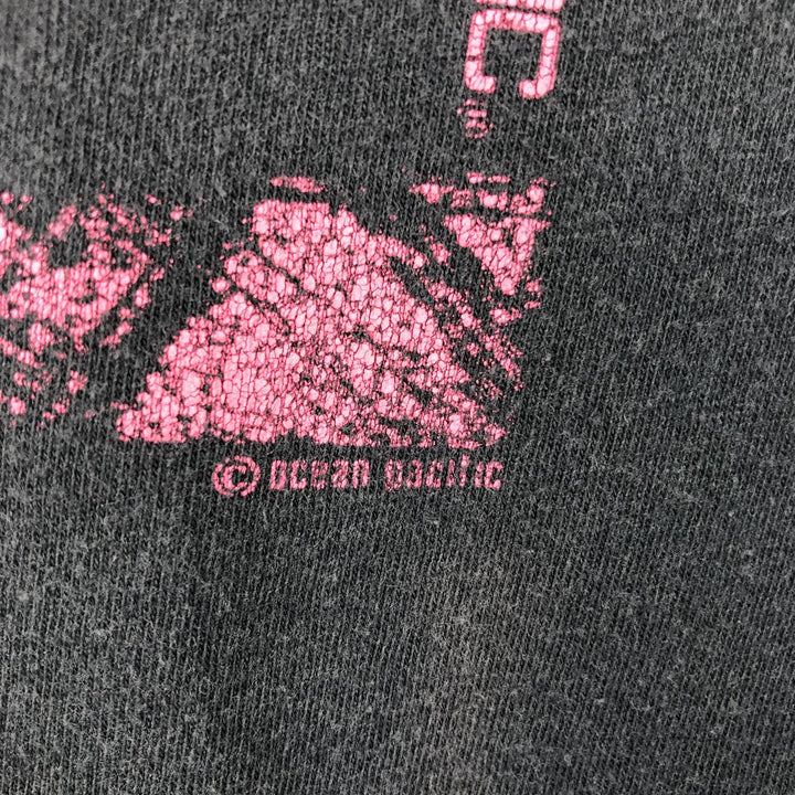 90'S Ocean Pacific surf/skate t-shirt, men's size XL equivalent, vintage. unclear black type Vintage Second Hand