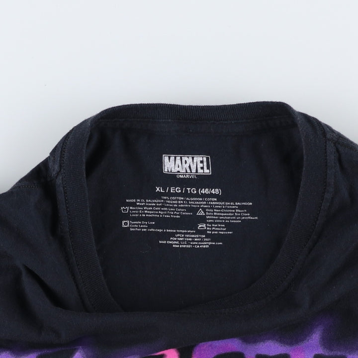 Marvel VENOM Character Print T-Shirt Men's XL cotton black type Vintage Second Hand