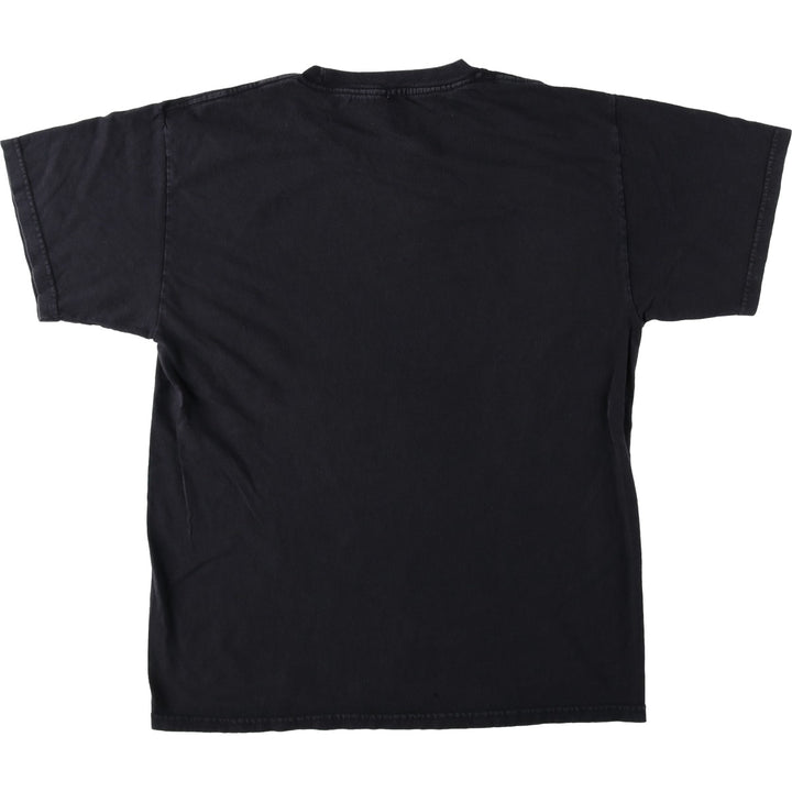 BLEACH Anime Character Print T-Shirt Men's Size L cotton navy blue type Vintage Second Hand