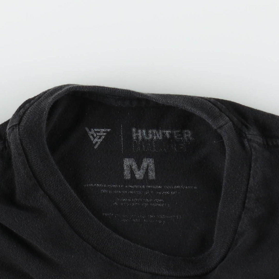 HUNTERxHUNTER Anime Character Print T-Shirt, Men's Size M unclear black type Vintage Second Hand