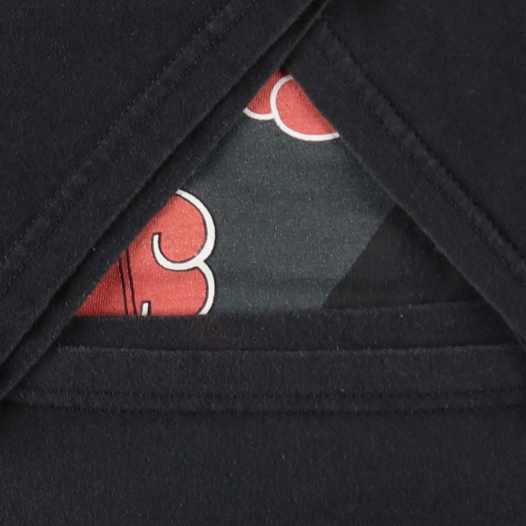 NARUTO SHIPPUDEN Naruto Shippuden Uchiha Itachi Anime Character Print T-Shirt Men's L size cotton black type Vintage Second Hand