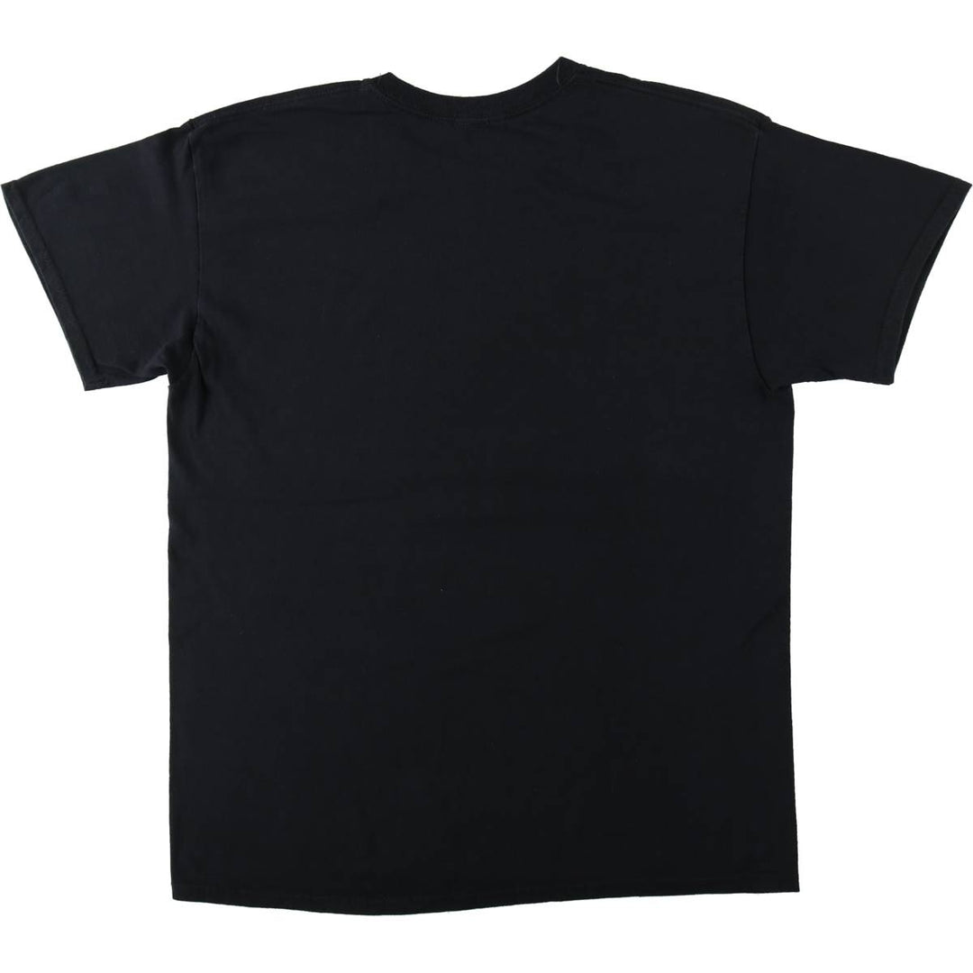 BLEACH Ichigo Kurosaki Anime Character Print T-Shirt Men's L size cotton black type Vintage Second Hand