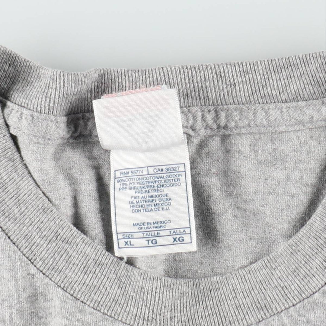 Alstyle Apparel & Activewear PEANUTS Character Print T-Shirt (Men's XL equivalent) cotton gray type Vintage Second Hand