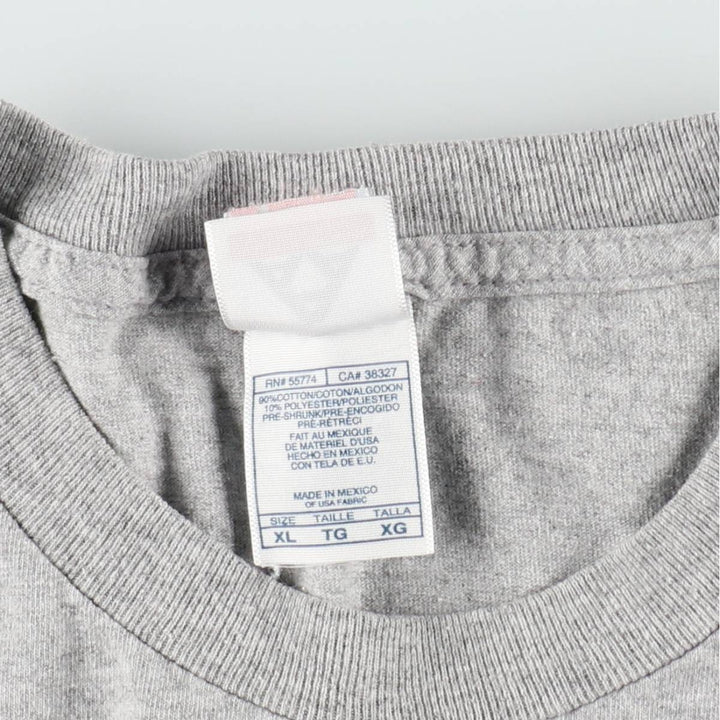 Alstyle Apparel & Activewear PEANUTS Character Print T-Shirt (Men's XL equivalent) cotton gray type Vintage Second Hand