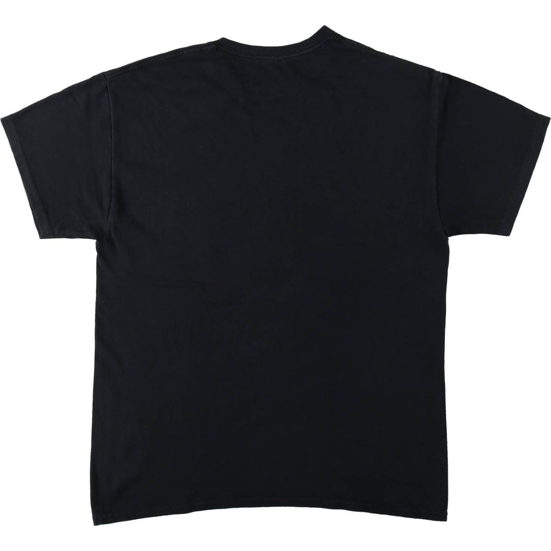 INUYASHA Inuyasha Anime Character Print T-Shirt Men's L size cotton black type Vintage Second Hand