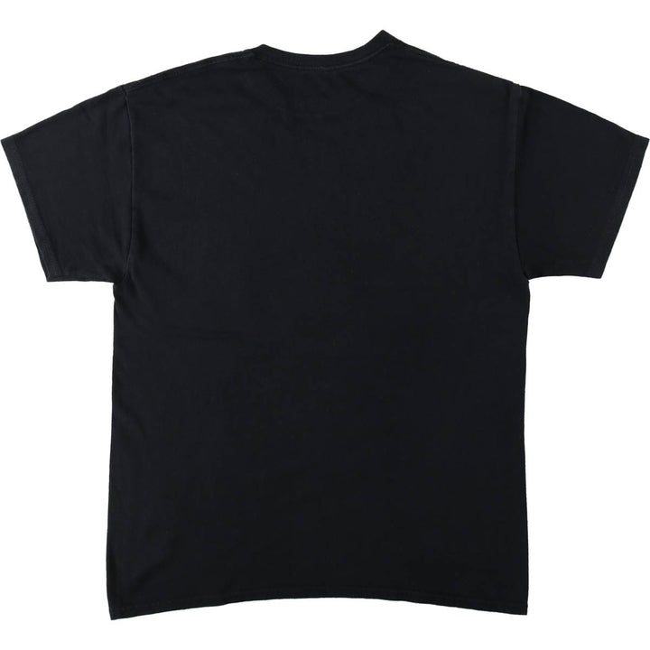 INUYASHA Inuyasha Anime Character Print T-Shirt Men's L size cotton black type Vintage Second Hand