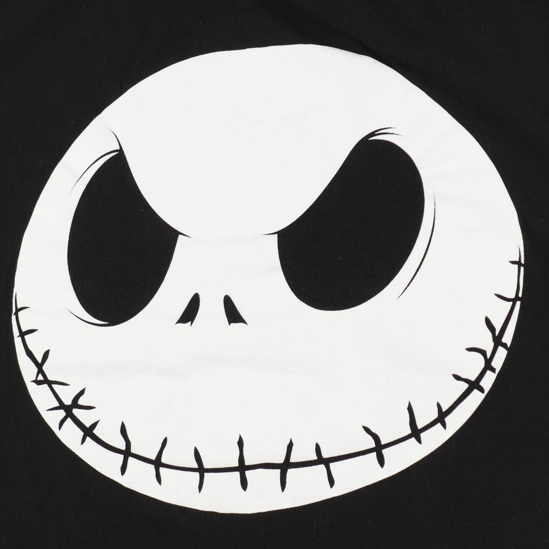 The Nightmare Before Christmas Character Print T-Shirt (Men's Size L) cotton black type Vintage Second Hand