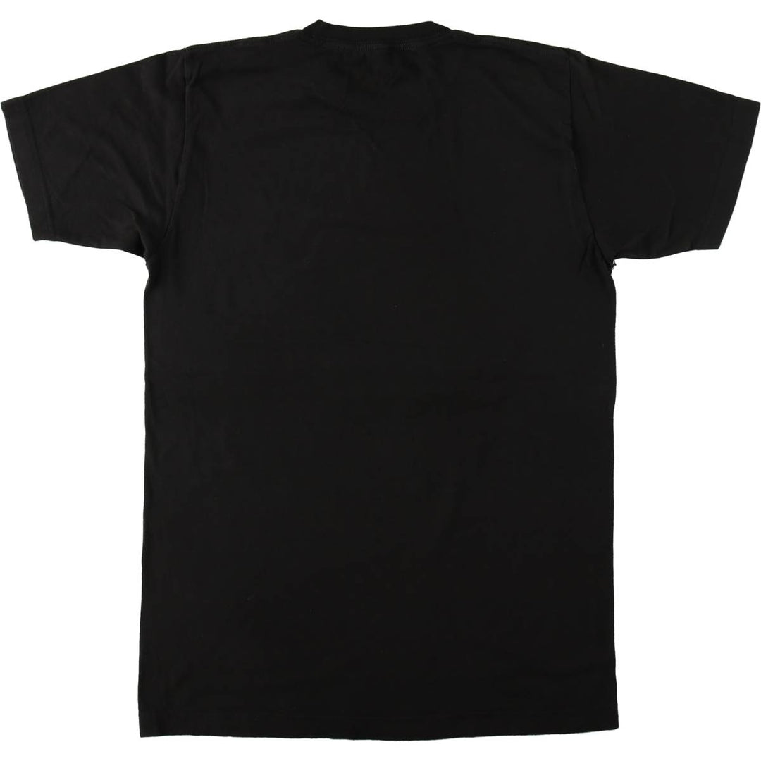 NARUTO Anime Character Print T-Shirt Men's M Size cotton black type Vintage Second Hand