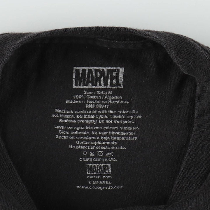 Marvel Spider-Man Venom Character Print T-Shirt, Men's Size M (approx.) cotton black type Vintage Second Hand