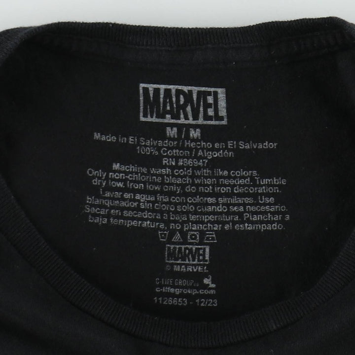 Marvel Spider-Man Venom Character Print T-Shirt, Men's Size M (approx.) cotton black type Vintage Second Hand