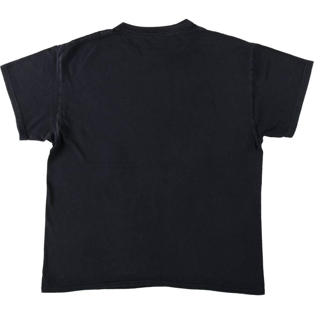 INUYASHA Inuyasha Anime Character Print T-Shirt Men's L size cotton black type Vintage Second Hand
