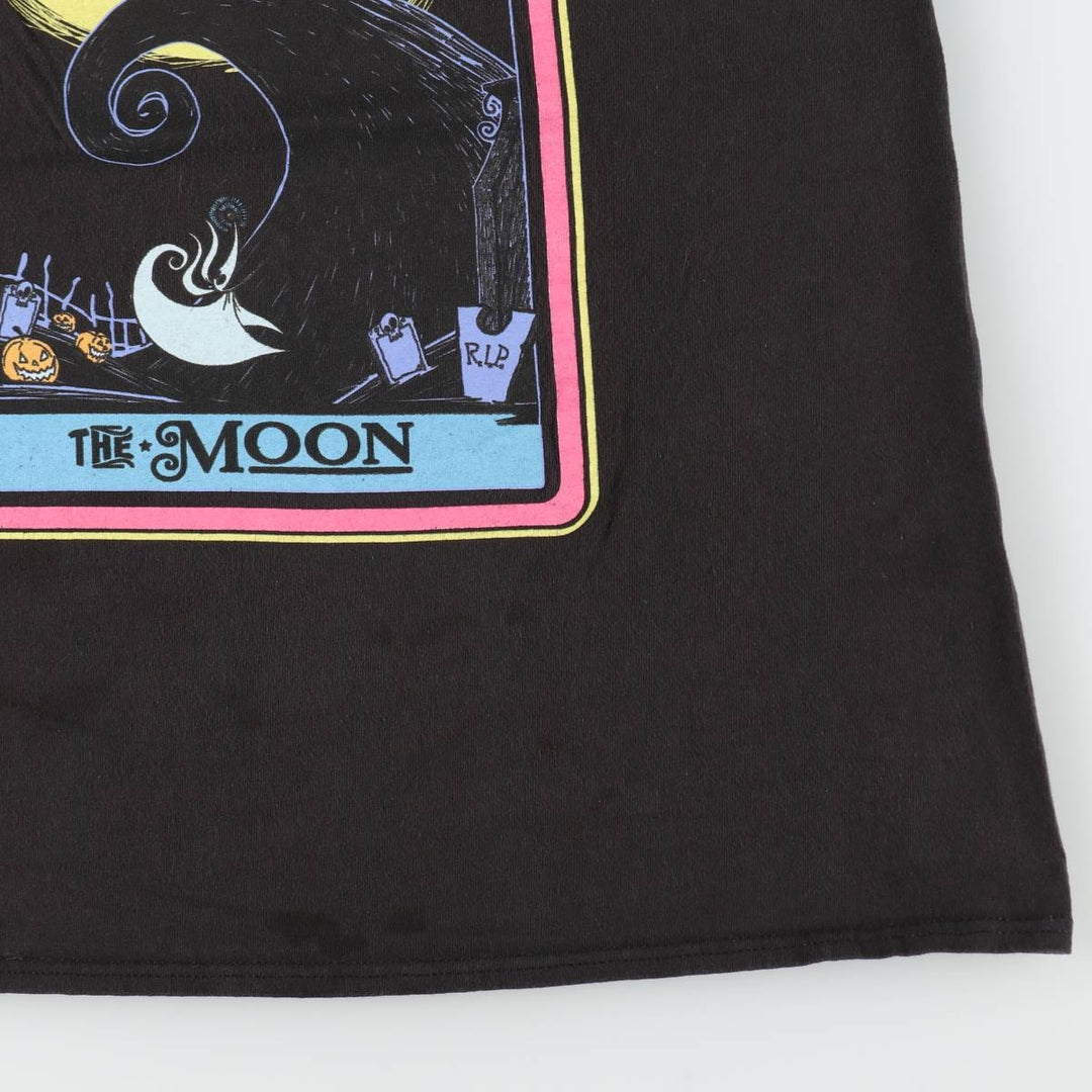 The Nightmare Before Christmas Character Print T-Shirt (Men's Size M) unclear black type Vintage Second Hand