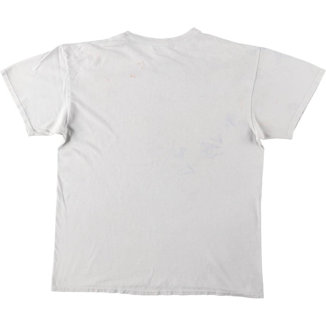 BLEACH Ichigo Kurosaki Anime Character Print T-Shirt Men's L size cotton gray type Vintage Second Hand