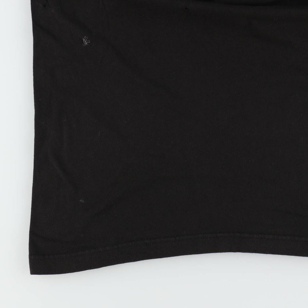 NARUTO Anime Character Print T-Shirt Men's M Size cotton black type Vintage Second Hand