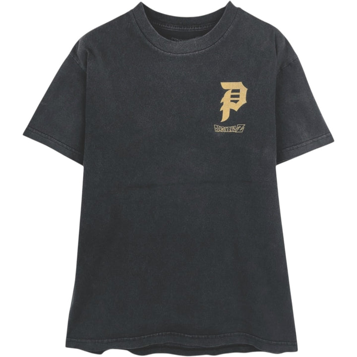 Primitive DRAGONBALL Z Trunks Anime Character Print T-Shirt (Men's Size M) cotton black type Vintage Second Hand