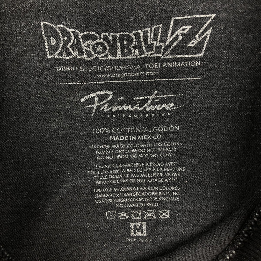 Primitive DRAGONBALL Z Trunks Anime Character Print T-Shirt (Men's Size M) cotton black type Vintage Second Hand