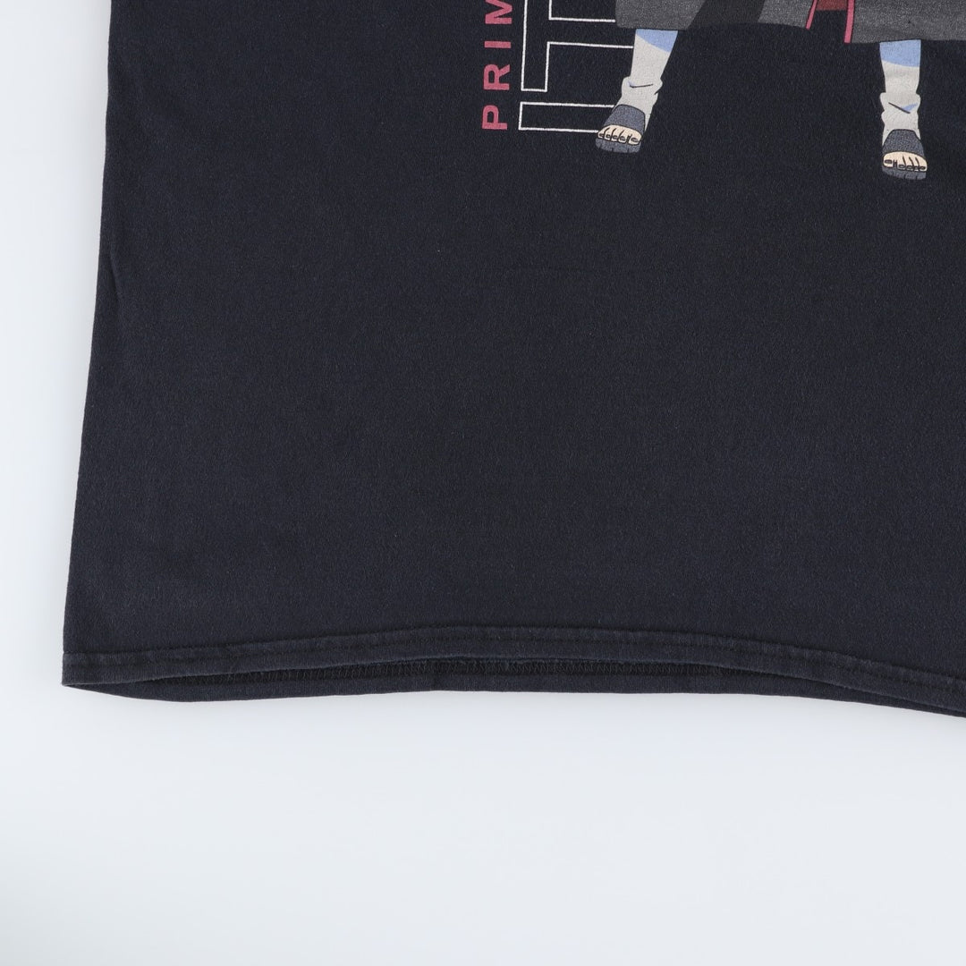 NARUTO SHIPPUDEN Naruto Shippuden Uchiha Itachi Anime Character Print T-Shirt Men's XL cotton black type Vintage Second Hand