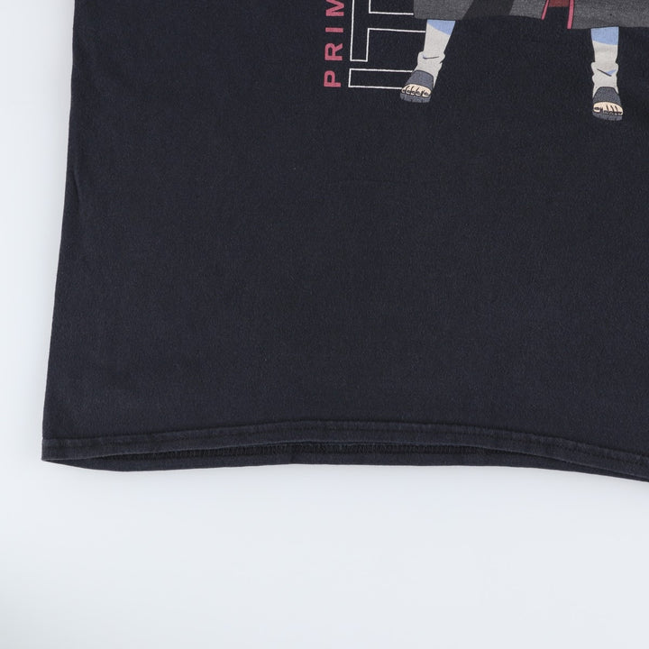 NARUTO SHIPPUDEN Naruto Shippuden Uchiha Itachi Anime Character Print T-Shirt Men's XL cotton black type Vintage Second Hand