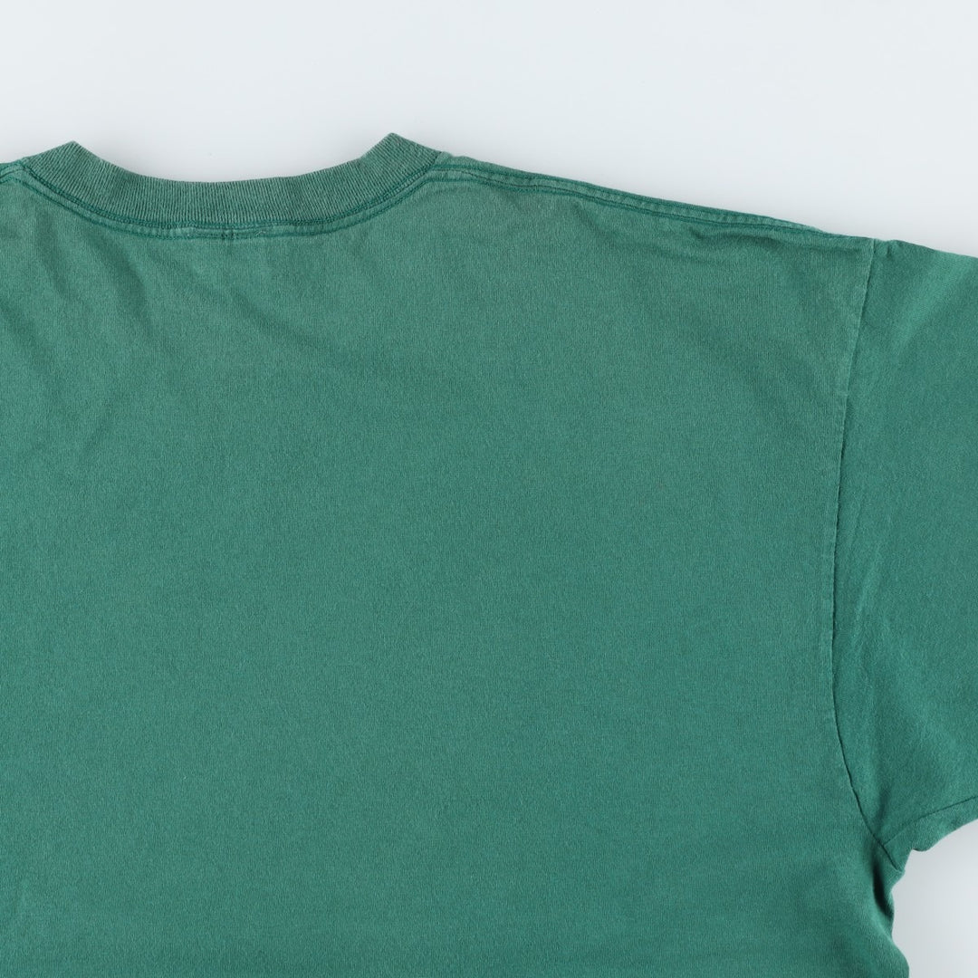 90'S The Disney Store MICKEY MOUSE Character Print T-Shirt, Men's XL (approx.), Vintage cotton green type Vintage Second Hand