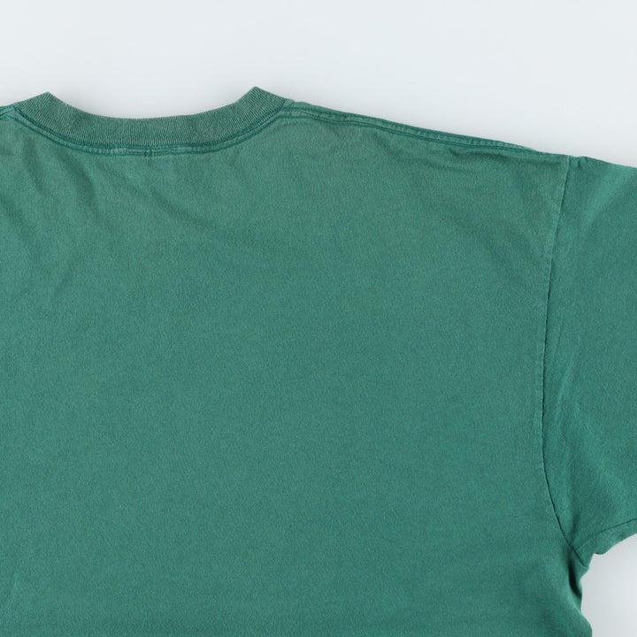 90'S The Disney Store MICKEY MOUSE Character Print T-Shirt, Men's XL (approx.), Vintage cotton green type Vintage Second Hand