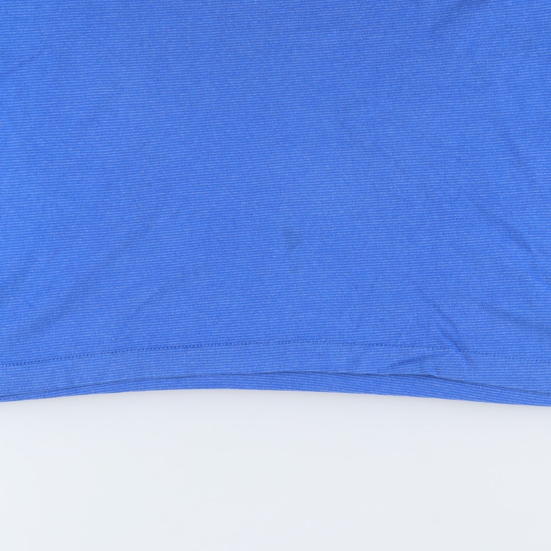 90'S Disney DESIGNS Mickey Mouse Border Pattern Character Print T-Shirt, Made in USA, Men's XL equivalent, Vintage cotton blue type Vintage Second Hand