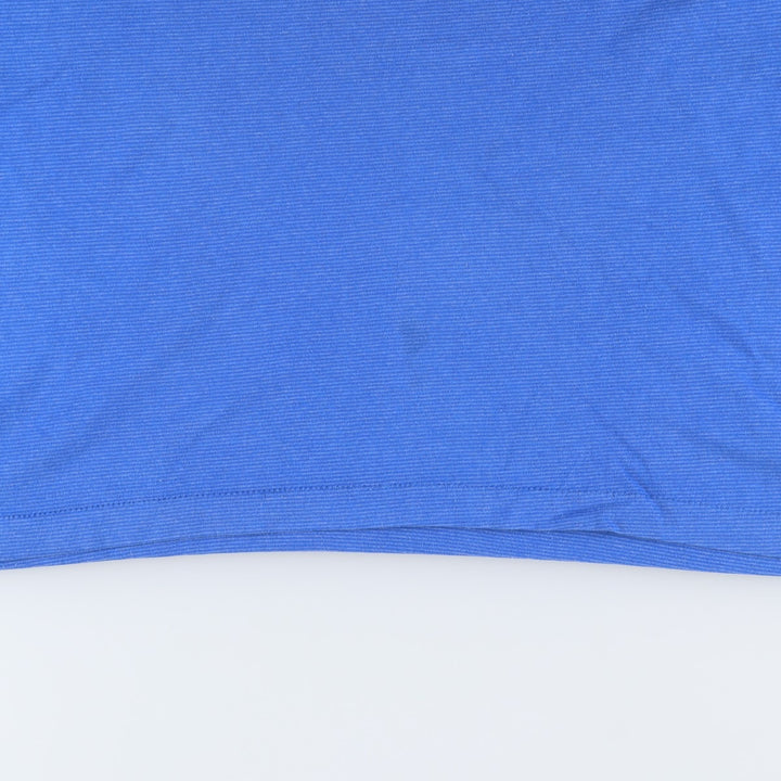 90'S Disney DESIGNS Mickey Mouse Border Pattern Character Print T-Shirt, Made in USA, Men's XL equivalent, Vintage cotton blue type Vintage Second Hand