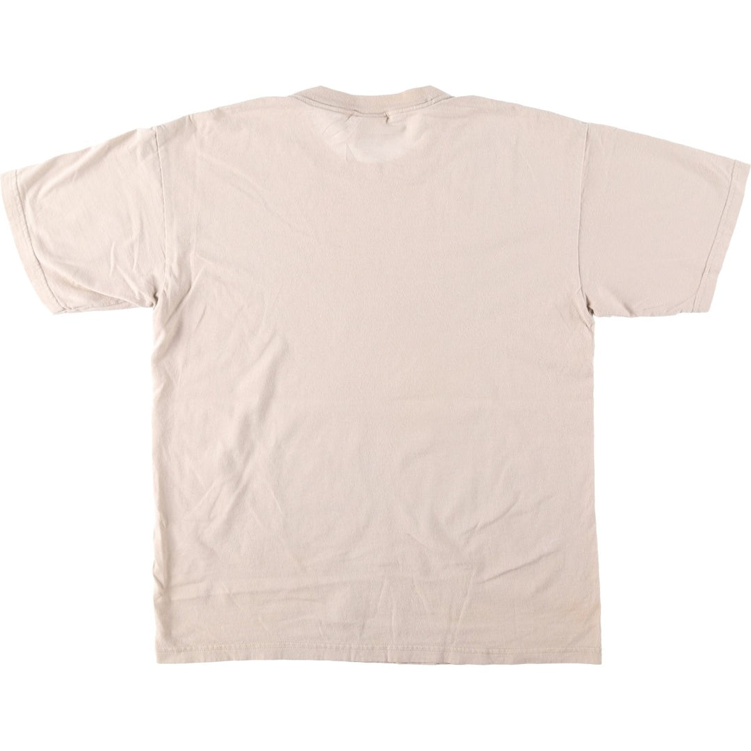 Gildan Betty Boop character print T-shirt, men's size L (approx.) cotton Beige type Vintage Second Hand