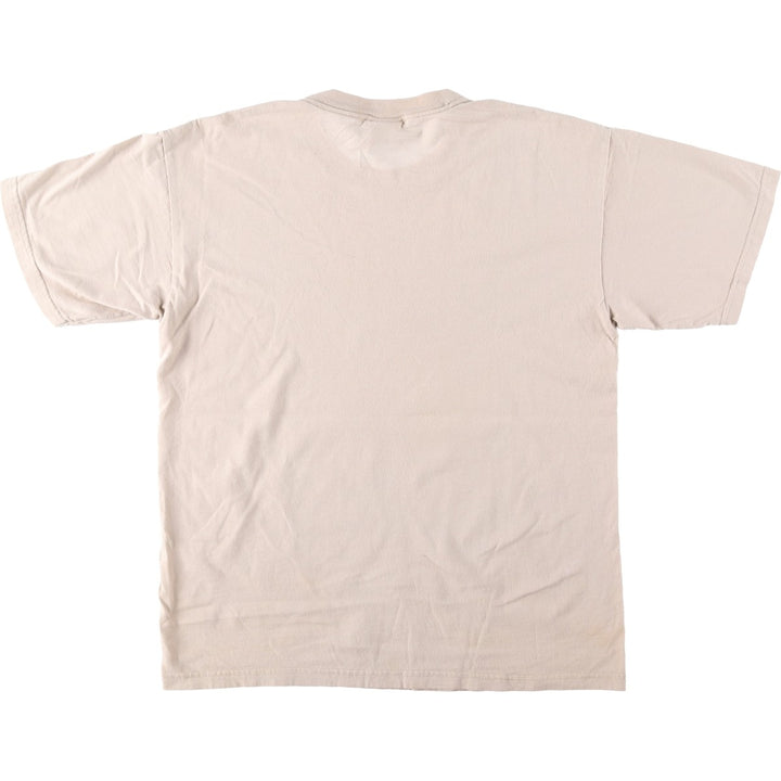 Gildan Betty Boop character print T-shirt, men's size L (approx.) cotton Beige type Vintage Second Hand