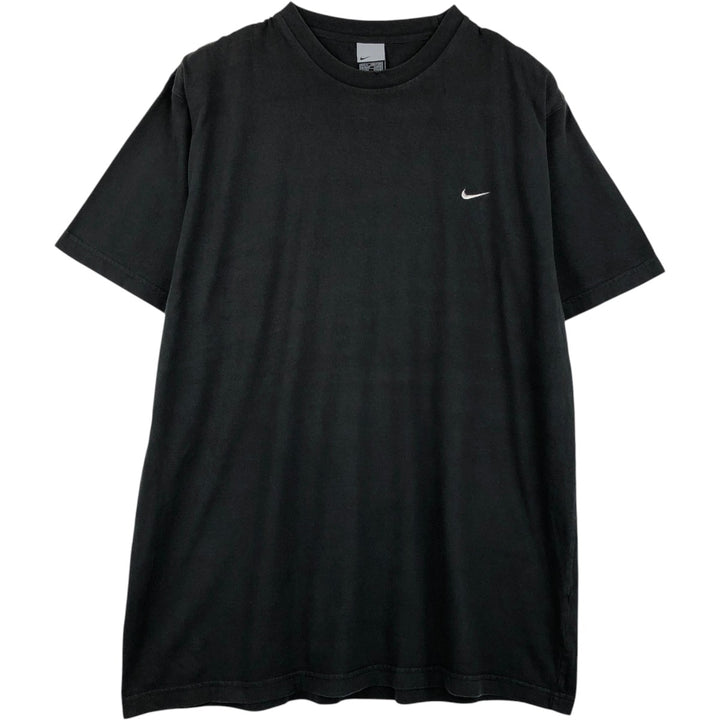 00'S Nike One Point Logo T-shirt Men's XL cotton black type Vintage Second Hand
