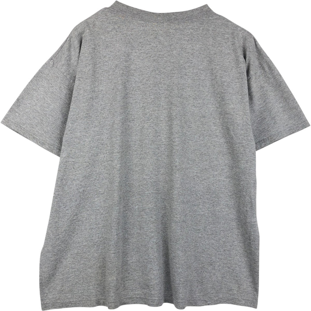 00'S Nike Sports Print T-shirt Men's XL size cotton gray type Vintage Second Hand